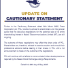 PCL | Update on MTL Disposal Cautionary Statement 25 may 2025